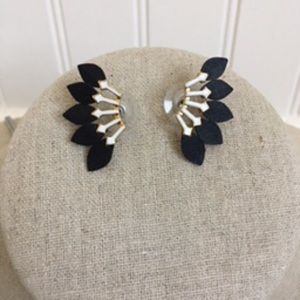 Feather studs by Stella & Dot